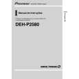 PIONEER DEH-P2580/XBR/ES Instrukcja Obsługi