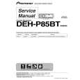 PIONEER DEH-P85BT/X1P/EW5 Instrukcja Serwisowa