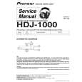 PIONEER HDJ-1000/XCN1/EW Instrukcja Serwisowa