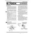 PIONEER S-700X/E Instrukcja Obsługi