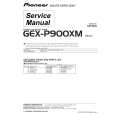 PIONEER GEX-P900XM Instrukcja Serwisowa