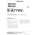 PIONEER S-A770V/XE Instrukcja Serwisowa