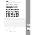 PIONEER PDP435PG Instrukcja Obsługi