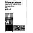 PIONEER CB-7 Instrukcja Obsługi