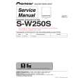 PIONEER S-W250S/MYSXTW5 Instrukcja Serwisowa