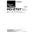 PIONEER PD-Z73T Instrukcja Serwisowa