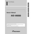 PIONEER AVD-W6000 Instrukcja Obsługi