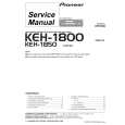 PIONEER KEH1800 Instrukcja Serwisowa