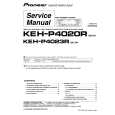 PIONEER KEH-P4020R/XM/EW Instrukcja Serwisowa