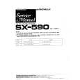 PIONEER SX-590 Instrukcja Serwisowa