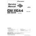 PIONEER GM-X544/XR/ES Instrukcja Serwisowa