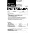 PIONEER PD-P920M Instrukcja Serwisowa