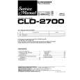 PIONEER CLD-2700 Instrukcja Serwisowa
