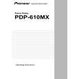 PIONEER PDP-610MX/KUC/CA Instrukcja Obsługi