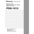 PIONEER PDK-1013 Instrukcja Obsługi