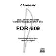 PIONEER PDR-609 Instrukcja Obsługi