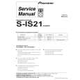 PIONEER S-IS21/XJI/NC Instrukcja Serwisowa