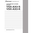 PIONEER VSXAX3S Instrukcja Obsługi