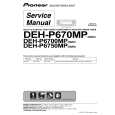 PIONEER DEH-P670MPXN Instrukcja Serwisowa