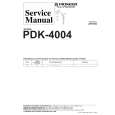PIONEER PDK-4004/WL Instrukcja Serwisowa