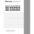 PIONEER SD-643HD5/KUXC/CA1 Instrukcja Obsługi