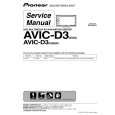 PIONEER AVIC-D3/XU/EW5 Instrukcja Serwisowa