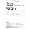 PIONEER PD217 Instrukcja Serwisowa