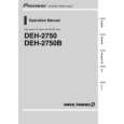 PIONEER DEH-2750B/XU/ES Instrukcja Obsługi
