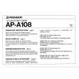 PIONEER AP-A108 Instrukcja Obsługi