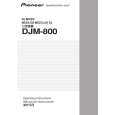 PIONEER DJM-800/TLXJ Instrukcja Obsługi