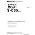 PIONEER S-C60/XCN5 Instrukcja Serwisowa