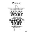 PIONEER XR-A380 Instrukcja Obsługi
