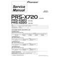 PIONEER PRS-X220-2 Instrukcja Serwisowa