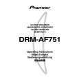 PIONEER DRM-AF751 Instrukcja Obsługi
