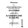 PIONEER X-VS800D/DDXJ/AR Instrukcja Obsługi