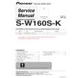 PIONEER S-W160S-K/MYXDCN5 Instrukcja Serwisowa