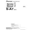 PIONEER S-A7/XMD/E Instrukcja Serwisowa