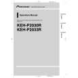 PIONEER KEH-P2030R Instrukcja Obsługi