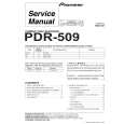 PIONEER PDR-509-G/SDBWL Instrukcja Serwisowa