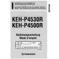 PIONEER KEH-P4500R (G) Instrukcja Obsługi