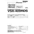 PIONEER VSX409RDS Instrukcja Serwisowa