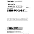 PIONEER DEH-P700BT/X1P/EW5 Instrukcja Serwisowa