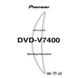 PIONEER DVD-V7400/KU/CA Instrukcja Obsługi