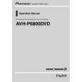 PIONEER AVH-P6800DVD/UC Instrukcja Obsługi