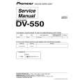 PIONEER DV-550 Instrukcja Serwisowa