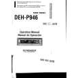PIONEER DEH-P946 Instrukcja Obsługi