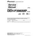PIONEER DEH-P3980MP Instrukcja Serwisowa