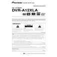 PIONEER DVR-A12XLA/KBXW/5 Instrukcja Obsługi