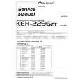 PIONEER KEH2296ZT Instrukcja Serwisowa