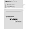 PIONEER DEQ-P7000/UC Instrukcja Obsługi